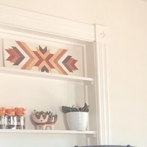 Herringbone Boho/Rustic Wall Art